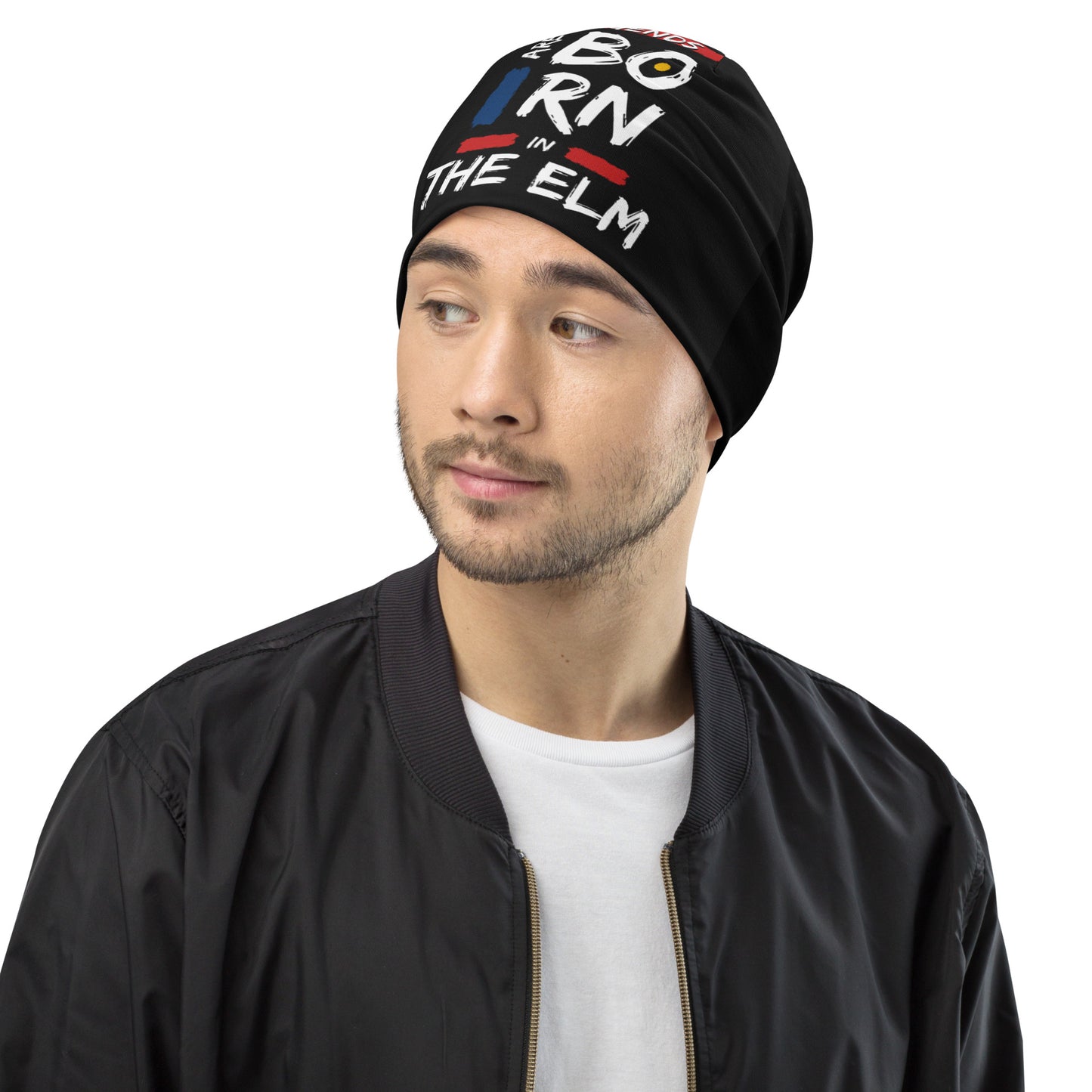 Elm Legends Print Beanie