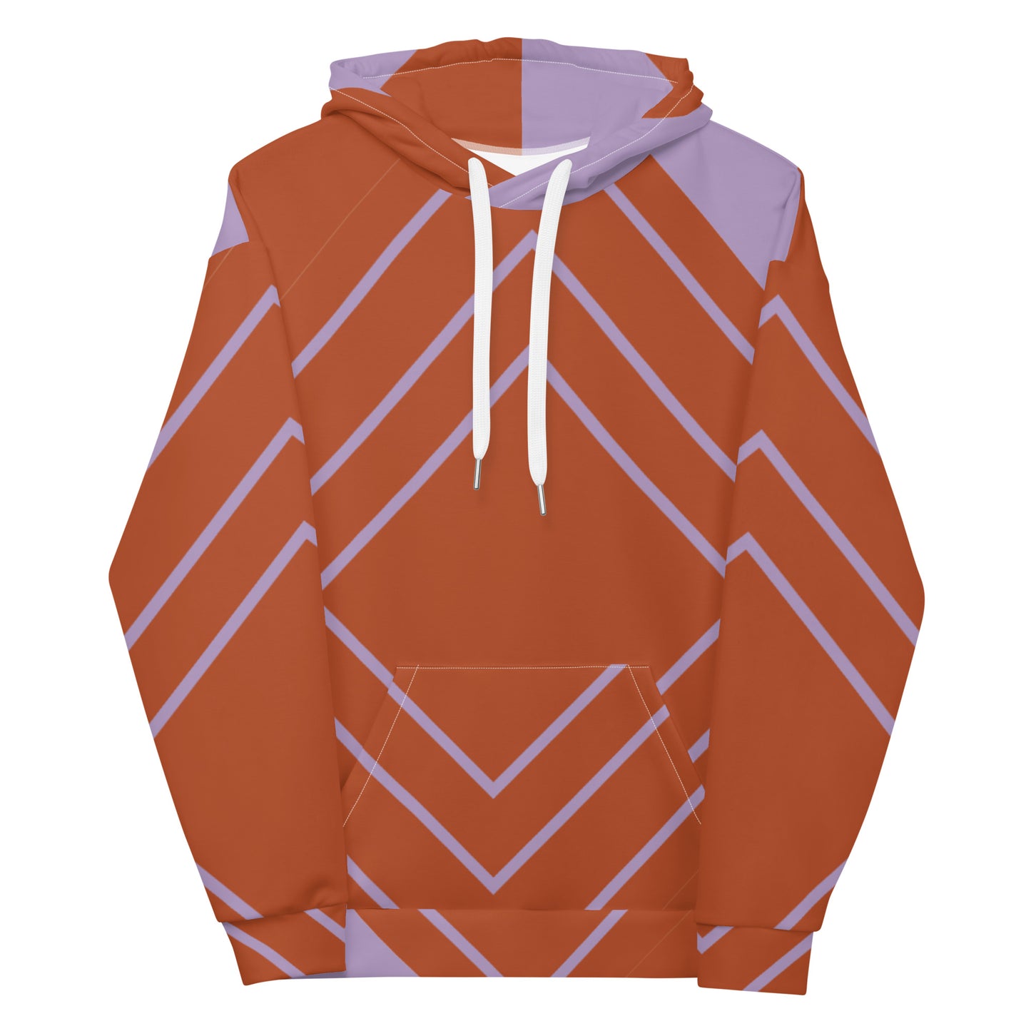 Lined Up Drawstring Hoodie