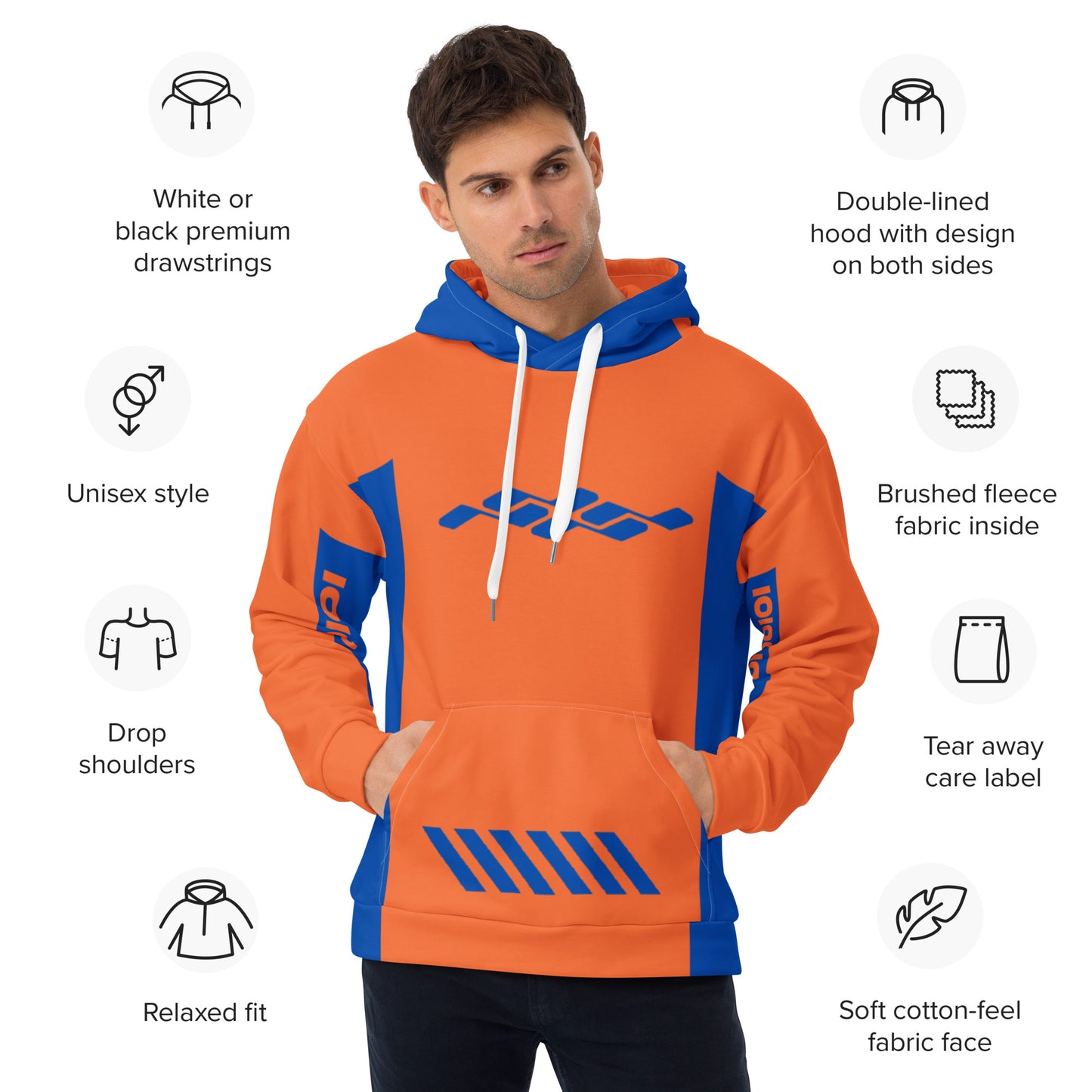 JP Orange Sport Hoodie