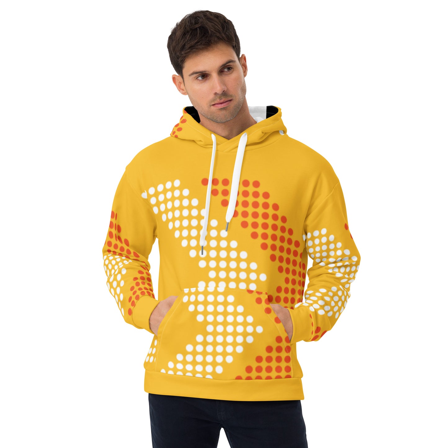 Crazy Dots Abstract Hoodie