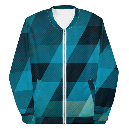 Ocean Blue Bomber Jacket